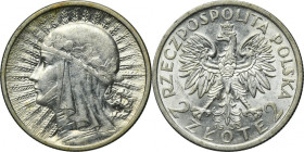 Głowa Kobiety, 2 złote 1933