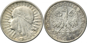 Głowa Kobiety, 2 złote 1933