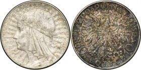 Głowa Kobiety, 10 złotych Warszawa 1932