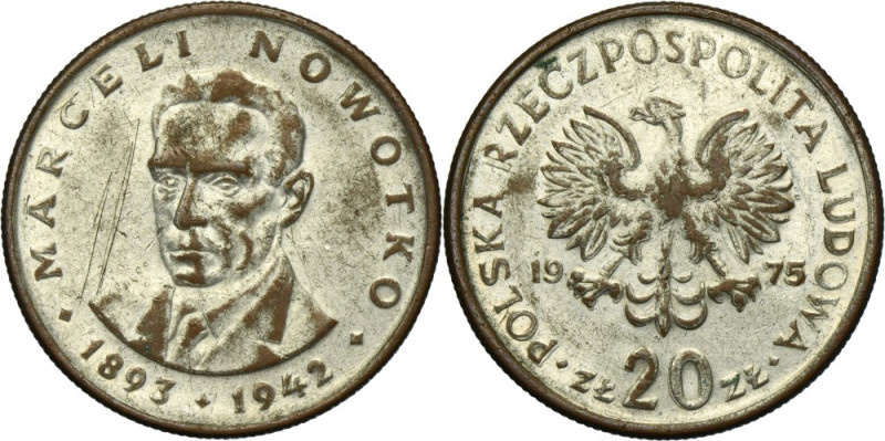 20 złotych 1983 Nowotko - FAŁSZERSTWO Z EPOKI &nbsp; Bardzo ciekawe fałszerstwo ...