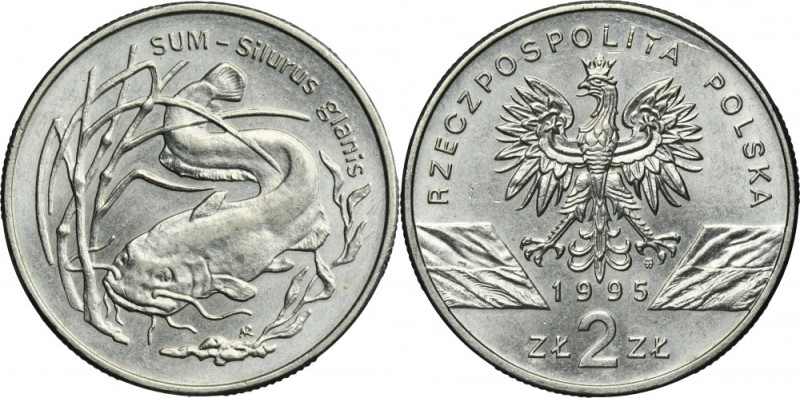 2 złote 1995 Sum Nakład 300.000 sztuk.
Reference: Parchimowicz 710
Grade: AU/U...