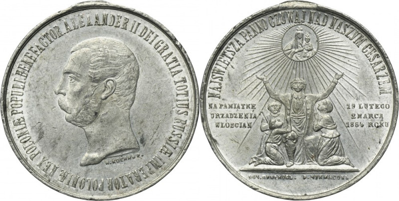 Alexander II, Medal Enfranchisement of Peasants 1864 Medal issued on the occasio...