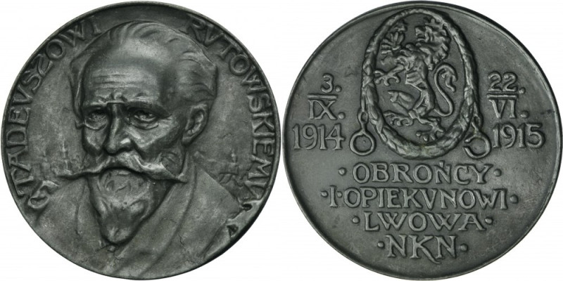 Medal Tadeusz Rutowski 1915 Issue commemorating Tadeusz Rutowski, a Polish journ...