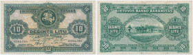 Lithuania, 10 Litu 1927