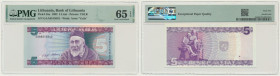 Lithuania, 5 Litai 1993 - PMG 65 EPQ