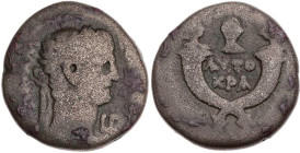 ÄGYPTEN ALEXANDRIA
Claudius, 41-54 n. Chr. BI-Didrachme 42/43 n. Chr. (= Jahr 3) Vs.: Kopf mit Lorbeerkranz n. r., rechts im Feld Jahresangabe, Rs.: ...