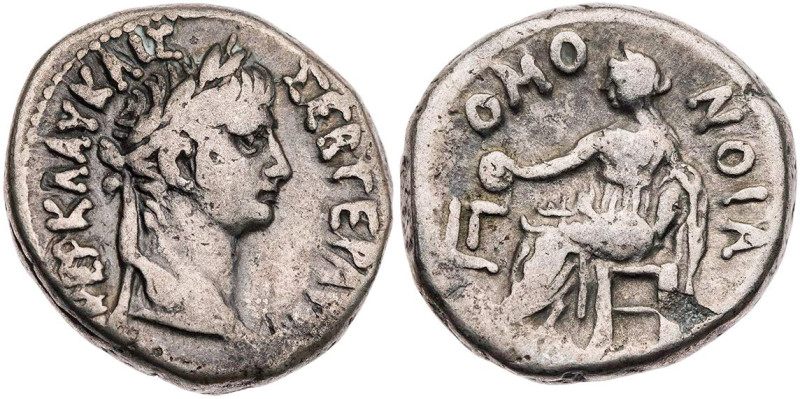 ÄGYPTEN ALEXANDRIA
Nero, 54-68 n. Chr. BI-Tetradrachme 56/57 n. Chr. (= Jahr 3)...