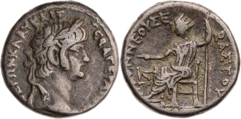 ÄGYPTEN ALEXANDRIA
Nero, 54-68 n. Chr. BI-Tetradrachme 59/60 n. Chr. (= Jahr 6)...