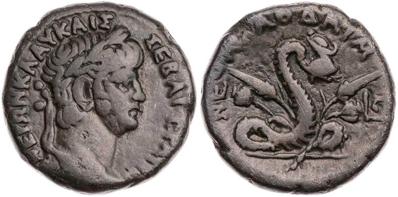 ÄGYPTEN ALEXANDRIA
Nero, 54-68 n. Chr. BI-Tetradrachme 59/60 n. Chr. (= Jahr 6)...