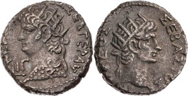 ÄGYPTEN ALEXANDRIA
Nero, 54-68 n. Chr. BI-Tetradrachme 66/67 n. Chr. (= Jahr 13) Vs.: Büste des Nero mit Ägis und Strahlenkrone n. l., links im Feld ...