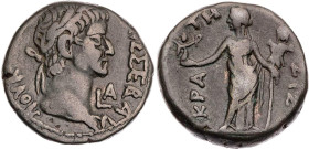 ÄGYPTEN ALEXANDRIA
Galba, 68/69 n. Chr. BI-Tetradrachme Juni - August 68 n. Chr. (= Jahr 1) Vs.: Kopf mit Lorbeerkranz n. r., rechts im Feld Jahresan...