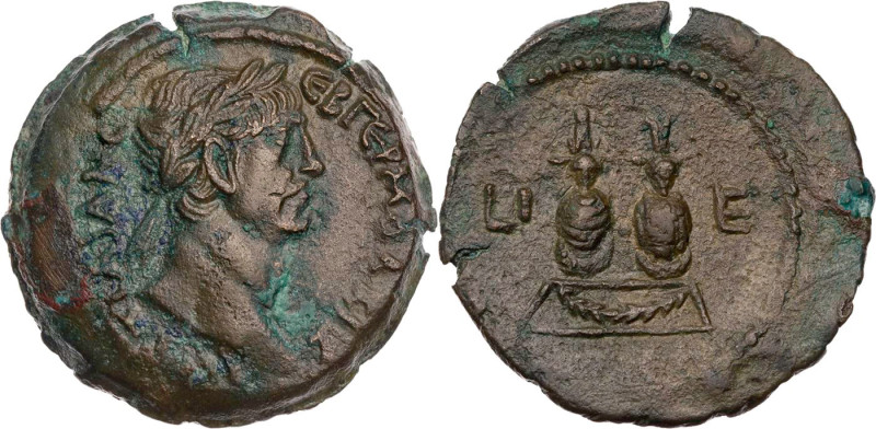 ÄGYPTEN ALEXANDRIA
Traianus, 98-117 n. Chr. AE-Drachme 111/112 n. Chr. (= Jahr ...