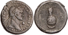 ÄGYPTEN ALEXANDRIA
Hadrianus, 117-138 n. Chr. BI-Tetradrachme 117/118 n. Chr. (= Jahr 2) Vs.: Kopf mit drapierter linker Schulter und Lorbeerkranz n....