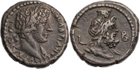 ÄGYPTEN ALEXANDRIA
Hadrianus, 117-138 n. Chr. BI-Tetradrachme 117/118 n. Chr. (= Jahr 2) Vs.: Kopf mit drapierter linker Schulter und Lorbeerkranz n....
