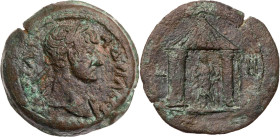 ÄGYPTEN ALEXANDRIA
Hadrianus, 117-138 n. Chr. AE-Drachme 123/124 n. Chr. (= Jahr 8) Vs.: Kopf mit drapierter linker Schulter und Lorbeerkranz n. r., ...