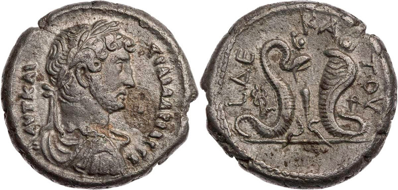 ÄGYPTEN ALEXANDRIA
Hadrianus, 117-138 n. Chr. BI-Tetradrachme 125/126 n. Chr. (...