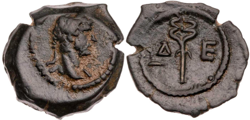 ÄGYPTEN ALEXANDRIA
Hadrianus, 117-138 n. Chr. AE-Hemiobol 125/126 n. Chr. (= Ja...