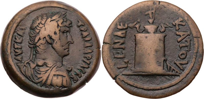 ÄGYPTEN ALEXANDRIA
Hadrianus, 117-138 n. Chr. AE-Hemidrachme 126/127 n. Chr. (=...