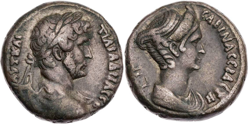 ÄGYPTEN ALEXANDRIA
Hadrianus, 117-138 n. Chr. BI-Tetradrachme 128/129 n. Chr. (...