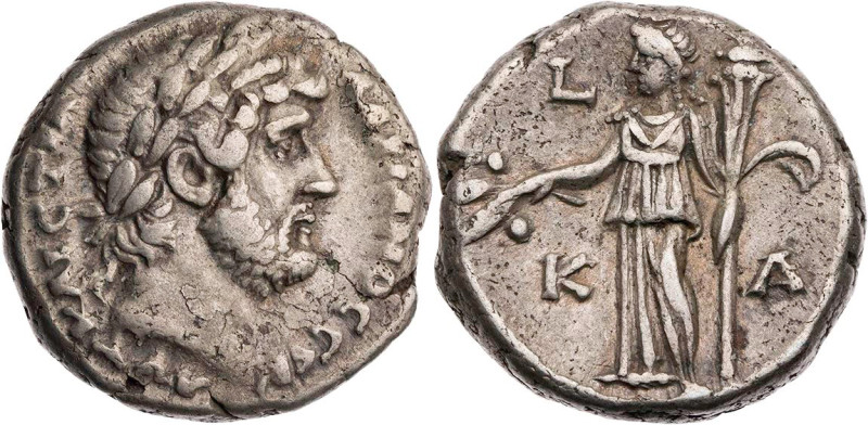 ÄGYPTEN ALEXANDRIA
Hadrianus, 117-138 n. Chr. BI-Tetradrachme 136/137 n. Chr. (...