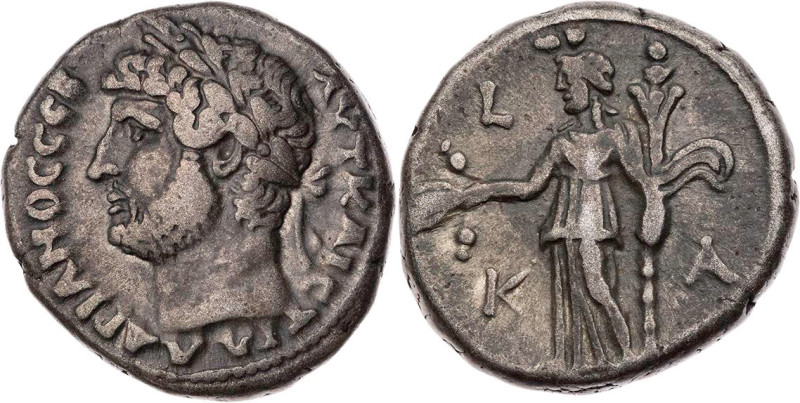 ÄGYPTEN ALEXANDRIA
Hadrianus, 117-138 n. Chr. BI-Tetradrachme 136/137 n. Chr. (...