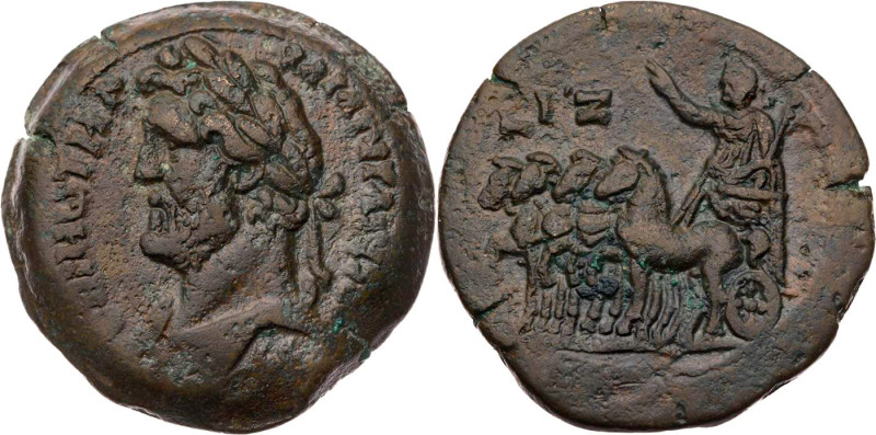 ÄGYPTEN ALEXANDRIA
Antoninus Pius, 138-161 n. Chr. AE-Drachme 153/154 n. Chr. (...