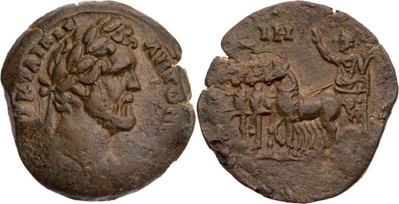 ÄGYPTEN ALEXANDRIA
Antoninus Pius, 138-161 n. Chr. AE-Drachme 154/155 n. Chr. (...