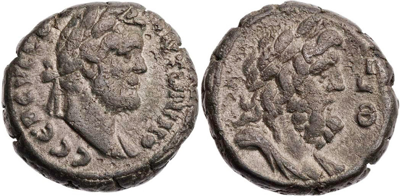 ÄGYPTEN ALEXANDRIA
Antoninus Pius, 138-161 n. Chr. BI-Tetradrachme 155/156 n. C...