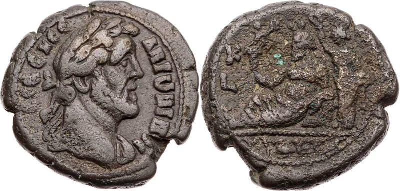 ÄGYPTEN ALEXANDRIA
Antoninus Pius, 138-161 n. Chr. BI-Tetradrachme 156/157 n. C...