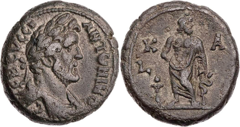 ÄGYPTEN ALEXANDRIA
Antoninus Pius, 138-161 n. Chr. BI-Tetradrachme 157/158 n. C...