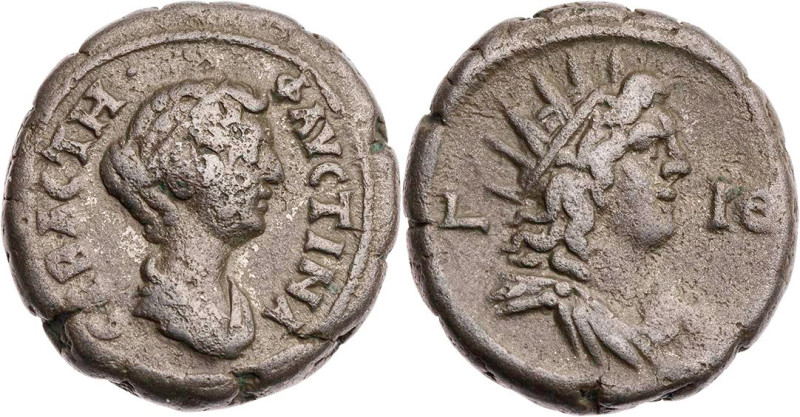 ÄGYPTEN ALEXANDRIA
Faustina minor, 147-175 n. Chr. BI-Tetradrachme 155/156 n. C...