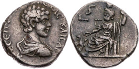 ÄGYPTEN ALEXANDRIA
Geta Caesar, 198-209 n. Chr. BI-Tetradrachme 198 n. Chr. (= Jahr 6 des Septimius Severus) Vs.: gepanzerte und drapierte Büste n. r...