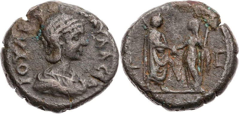 ÄGYPTEN ALEXANDRIA
Iulia Paula, 1. Gemahlin des Elagabal, 219-220 n. Chr. BI-Te...