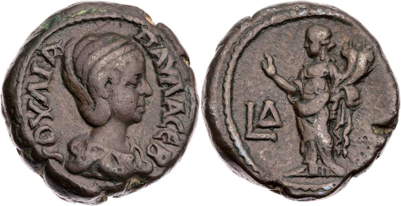 ÄGYPTEN ALEXANDRIA
Iulia Paula, 1. Gemahlin des Elagabal, 219-220 n. Chr. BI-Te...