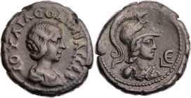 ÄGYPTEN ALEXANDRIA
Iulia Soaemias, Mutter des Elagabal, 218-222 n. Chr. BI-Tetradrachme 221/222 n. Chr. (= Jahr 5 des Elagabal) Vs.: drapierte Büste ...