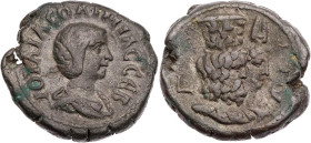 ÄGYPTEN ALEXANDRIA
Iulia Soaemias, Mutter des Elagabal, 218-222 n. Chr. BI-Tetradrachme 221/222 n. Chr. (= Jahr 5 des Elagabal) Vs.: drapierte Büste ...