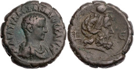 ÄGYPTEN ALEXANDRIA
Severus Alexander Caesar, 221-222 n. Chr. BI-Tetradrachme 221/222 n. Chr. (= Jahr 5 des Elagabal) Vs.: gepanzerte und drapierte Bü...