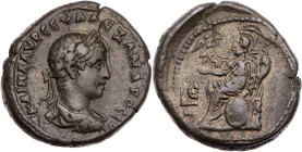 ÄGYPTEN ALEXANDRIA
Severus Alexander, 222-235 n. Chr. BI-Tetradrachme 225/226 n. Chr. (= Jahr 5) Vs.: gepanzerte und drapierte Büste mit Lorbeerkranz...