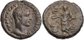 ÄGYPTEN ALEXANDRIA
Severus Alexander, 222-235 n. Chr. BI-Tetradrachme 227/228 n. Chr. (= Jahr 7) Vs.: gepanzerte Büste mit Lorbeerkranz n. r., Rs.: A...