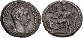 ÄGYPTEN ALEXANDRIA
Severus Alexander, 222-235 n. Chr. BI-Tetradrachme 230/231 n. Chr. (= Jahr 10) Vs.: gepanzerte und drapierte Büste mit Lorbeerkran...