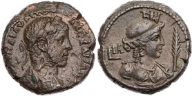 ÄGYPTEN ALEXANDRIA
Severus Alexander, 222-235 n. Chr. BI-Tetradrachme 231/232 n. Chr. (= Jahr 11) Vs.: gepanzerte und drapierte Büste mit Lorbeerkran...