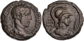 ÄGYPTEN ALEXANDRIA
Severus Alexander, 222-235 n. Chr. BI-Tetradrachme 231/232 n. Chr. (= Jahr 11) Vs.: gepanzerte und drapierte Büste mit Lorbeerkran...
