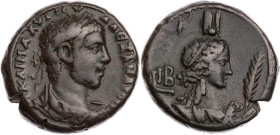ÄGYPTEN ALEXANDRIA
Severus Alexander, 222-235 n. Chr. BI-Tetradrachme 232/233 n. Chr. (= Jahr 12) Vs.: gepanzerte und drapierte Büste mit Lorbeerkran...