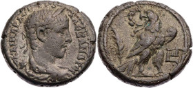 ÄGYPTEN ALEXANDRIA
Severus Alexander, 222-235 n. Chr. BI-Tetradrachme 233/234 n. Chr. (= Jahr 13) Vs.: gepanzerte und drapierte Büste mit Lorbeerkran...