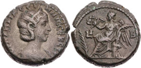 ÄGYPTEN ALEXANDRIA
Iulia Mamaea, Mutter des Severus Alexander, 222-235 n. Chr. BI-Tetradrachme 232/233 n. Chr. (= Jahr 12 des Severus Alexander) Vs.:...