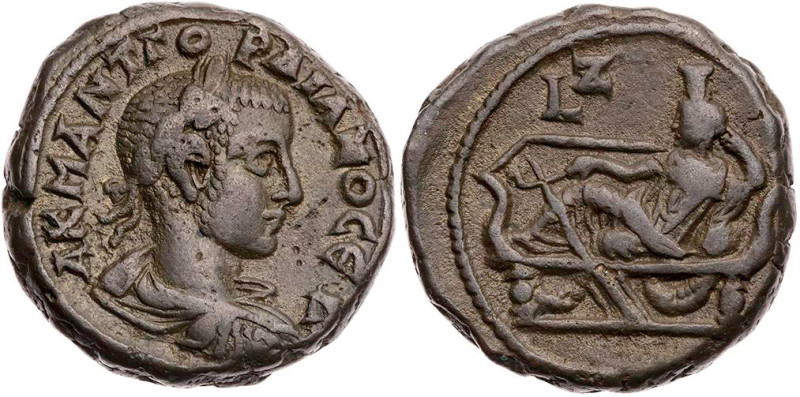 ÄGYPTEN ALEXANDRIA
Gordianus III., 238-244 n. Chr. BI-Tetradrachme 243/244 n. C...