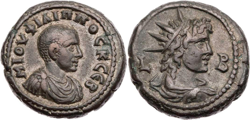 ÄGYPTEN ALEXANDRIA
Philippus II. Caesar, 244-247 n. Chr. BI-Tetradrachme 244/24...