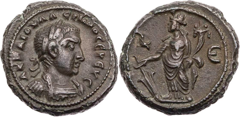 ÄGYPTEN ALEXANDRIA
Valerianus I., 253-260 n. Chr. BI-Tetradrachme 257/258 n. Ch...