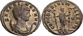 RÖMISCHE KAISERZEIT
Severina, Gemahlin des Aurelianus, 270-275 n. Chr. BI-Antoninian 9. Emission, Herbst 274 - Frühjahr 275 n. Chr. Siscia, 5. Offizi...