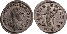 RÖMISCHE KAISERZEIT
Numerianus, 283-284 n. Chr. BI-Antoninian 283 n. Chr. Ticinum, 6. Offizin Vs.: IMP NVMERIANVS P F AVG, gepanzerte und drapierte B...